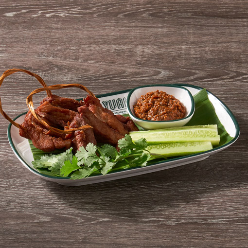 DEL343 หมูร้อยตอก (หมูพวง)